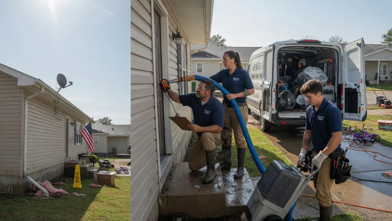 Ceiling Water Damage Restoration in Greenville, WI near me